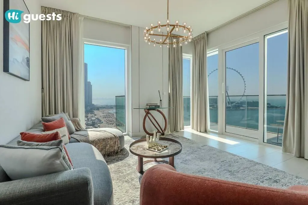 Higuests - Beachside Oasis Stylish 2Br Apartment In La Vie Dubai