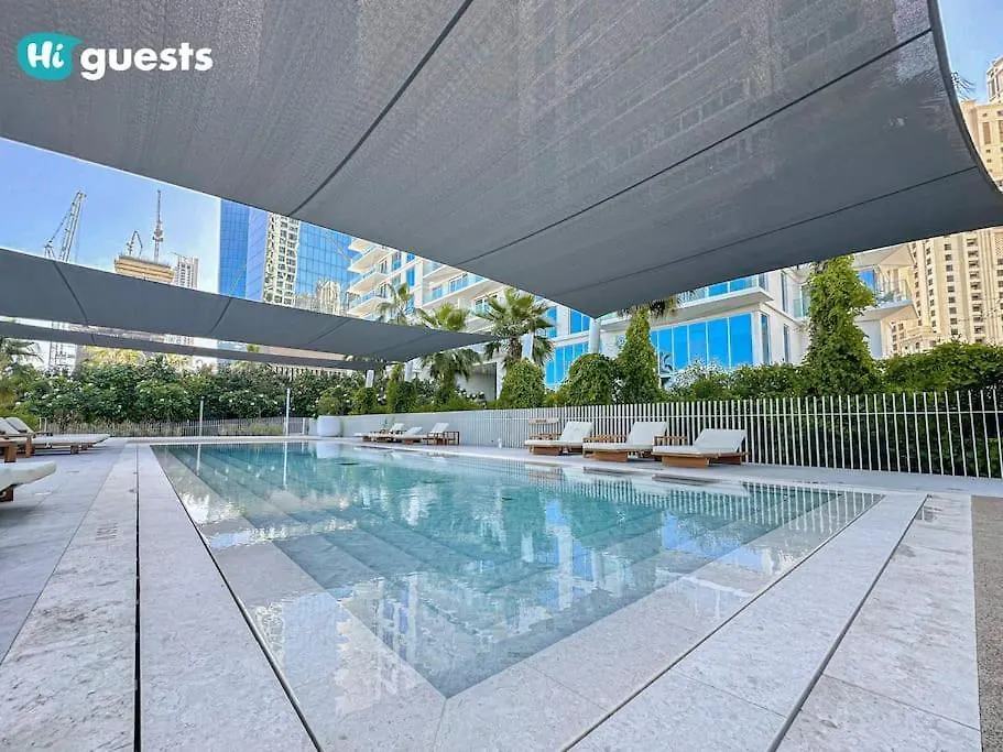 Higuests - Beachside Oasis Stylish 2Br Apartment In La Vie Dubai
