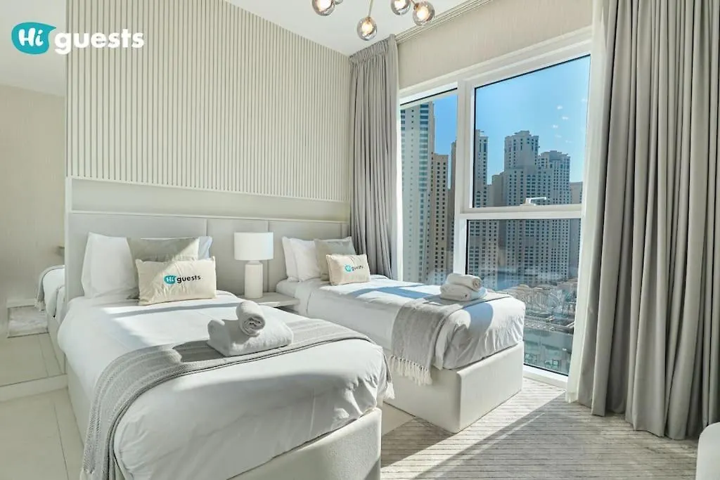 Higuests - Beachside Oasis Stylish 2Br Apartment In La Vie Dubai