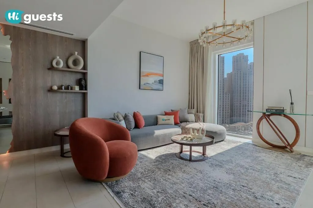 Higuests - Beachside Oasis Stylish 2Br Apartment In La Vie Dubai United Arab Emirates