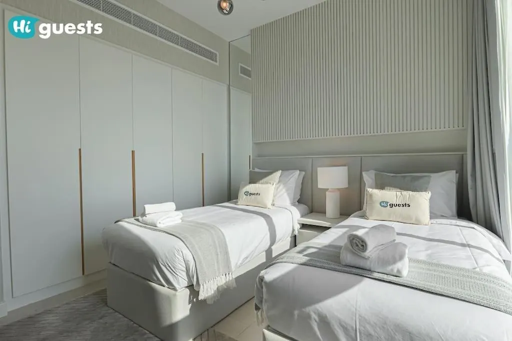 Higuests - Beachside Oasis Stylish 2Br Apartment In La Vie Dubai