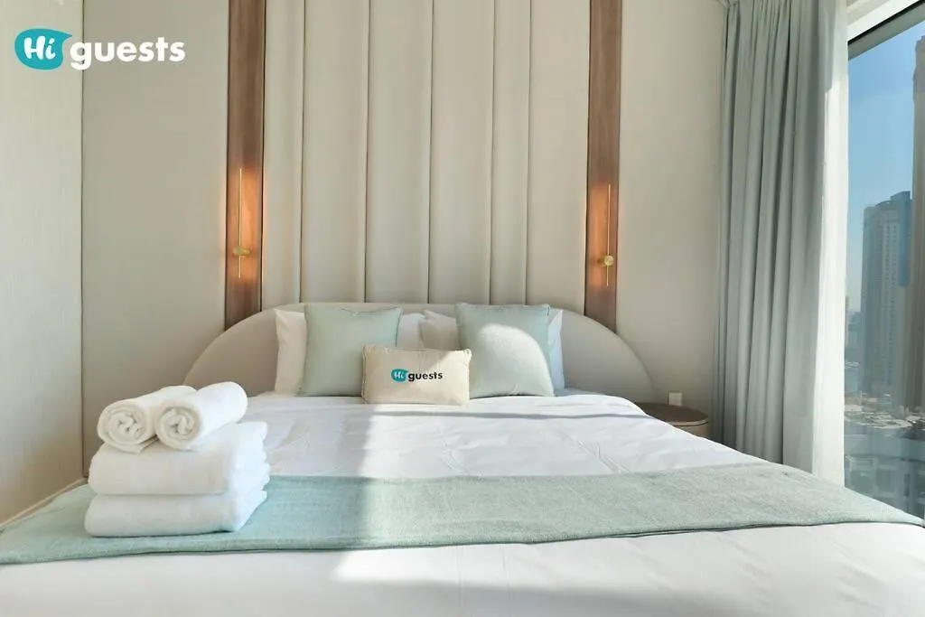 Higuests - Beachside Oasis Stylish 2Br Apartment In La Vie Dubai