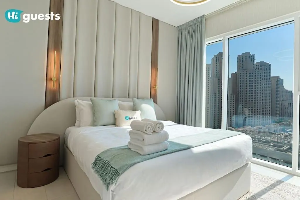 Higuests - Beachside Oasis Stylish 2Br Apartment In La Vie Dubai