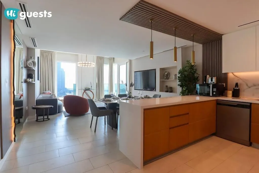 Higuests - Beachside Oasis Stylish 2Br Apartment In La Vie Dubai