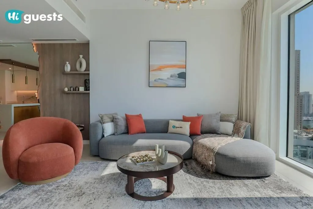 Higuests - Beachside Oasis Stylish 2Br Apartment In La Vie Dubai