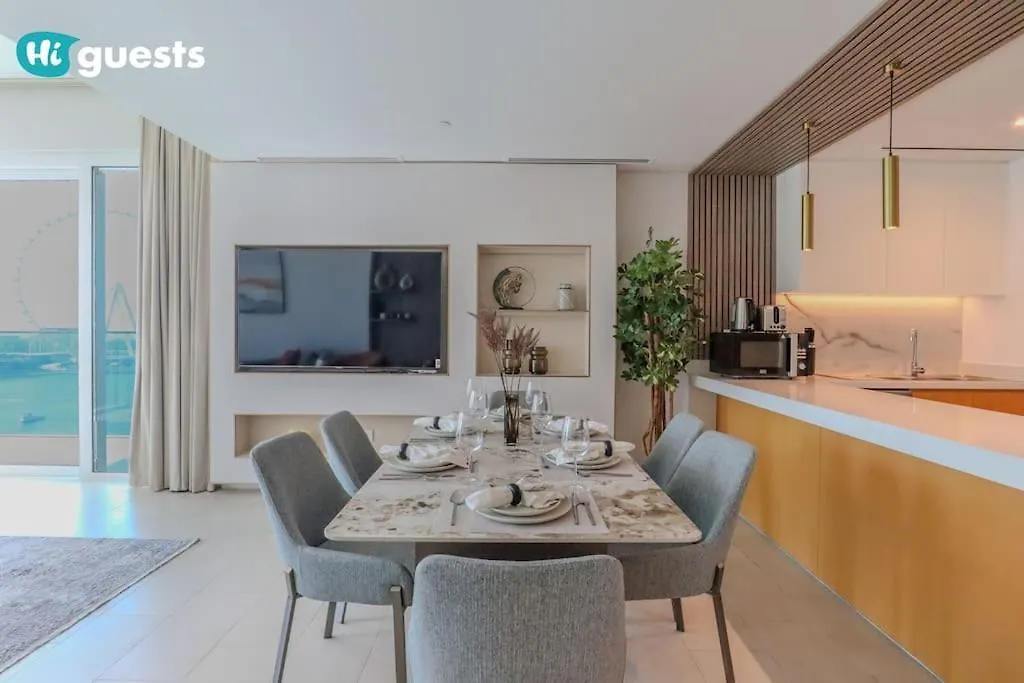 Higuests - Beachside Oasis Stylish 2Br Apartment In La Vie Dubai