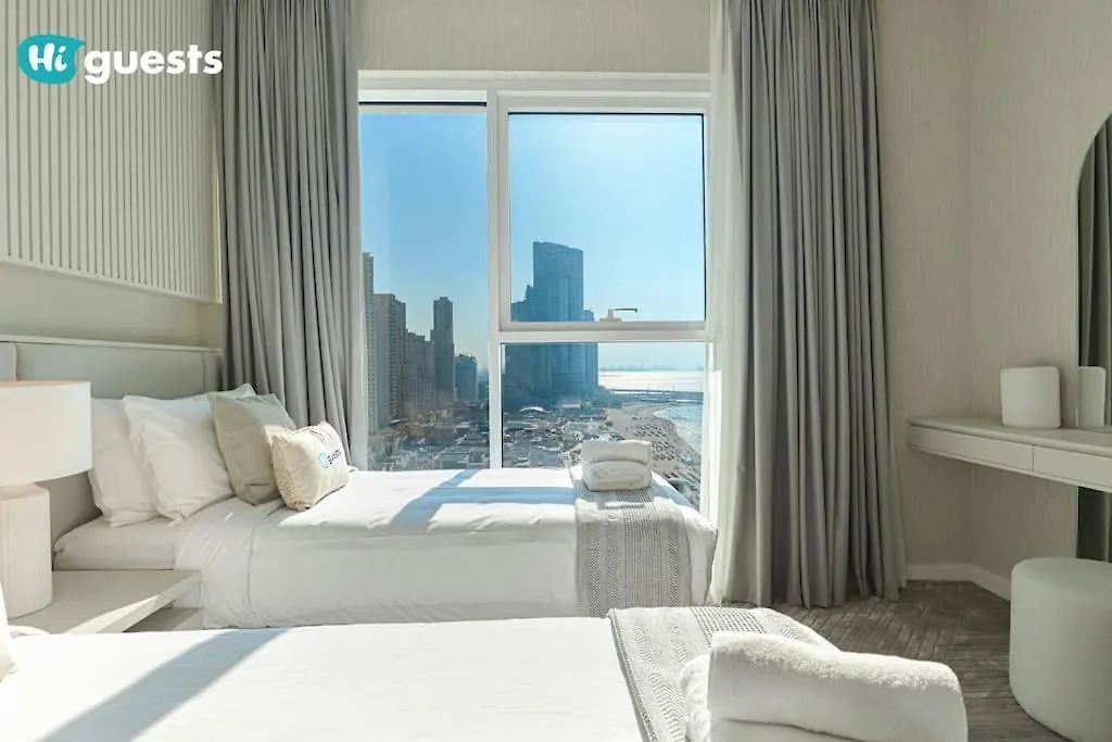 Higuests - Beachside Oasis Stylish 2Br Apartment In La Vie Dubai