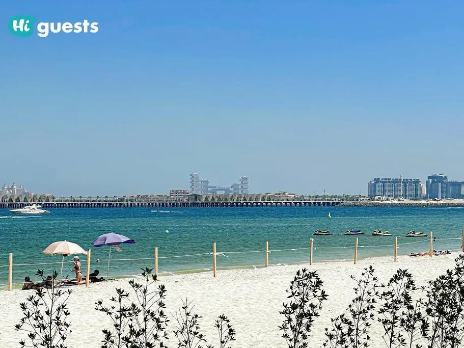 Higuests - Beachside Oasis Stylish 2Br Apartment In La Vie Dubai 0*,