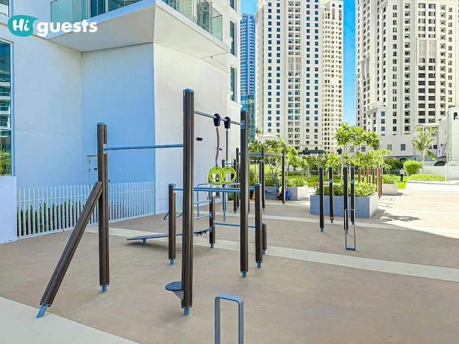 Higuests - Beachside Oasis Stylish 2Br Apartment In La Vie Dubai